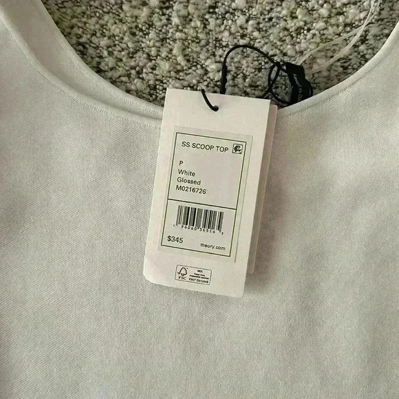 Theory - Puff Sleeve Top in Stretch Knit - Picture 2 of 9